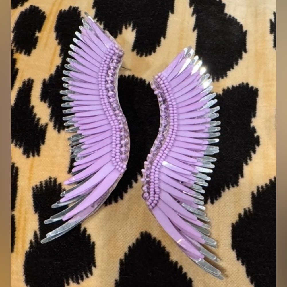 Mignonne Gavigan Light Purple/Silver Earrings